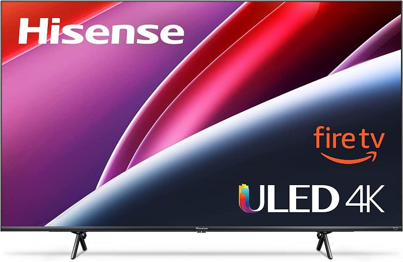 Photo 1 of **MINOR DAMAGE TO DISPLAY REVIEW PHOTOS** Hisense 50-inch ULED U6 Series Quantum Dot QLED 4K UHD Smart Fire TV (50U6HF, 2022 Model)
