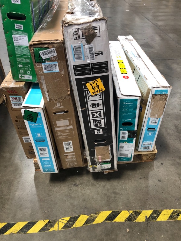 Photo 2 of MIXED PALLET OF DAMAGED TVS AND MONITORS**NO REFUNDS