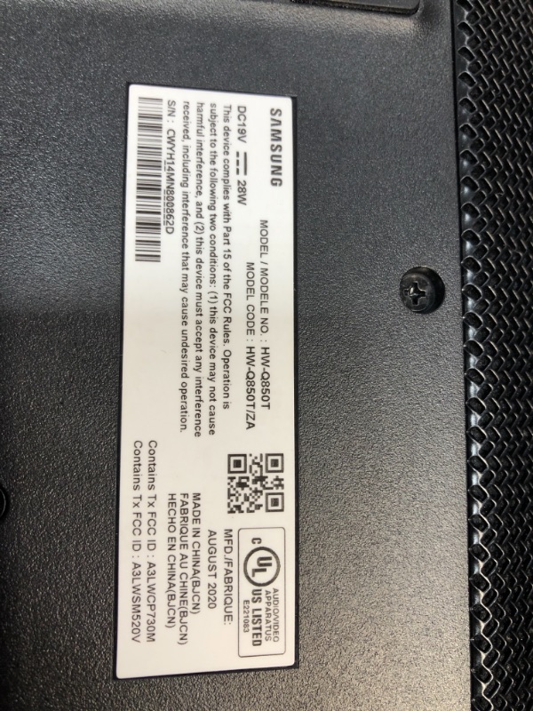 Photo 12 of ***SPEAKERS UNABLE TO PAIR WITH SOUND BAR** SAMSUNG HW-Q950A 11.1.4ch Soundbar with Dolby Atmos/DTS:X Alexa Built in(2021), Black
