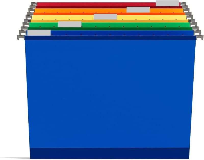 Photo 1 of Tru Red Tr57390/Tr45541 File Folders, 5-Tab, Legal Size, Assorted Colors
