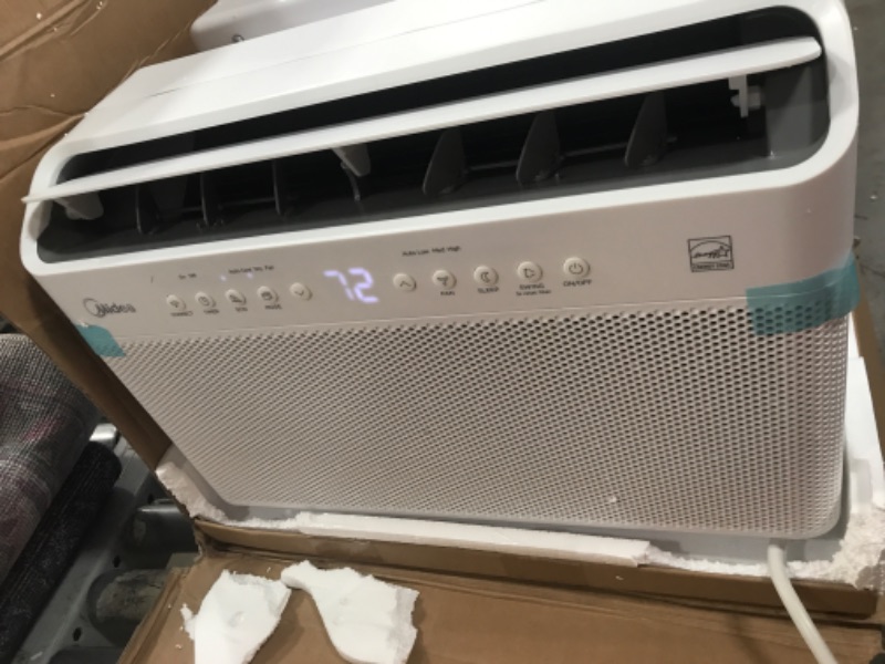 Photo 6 of **MINOR DAMAGE* Midea 8,000 BTU U-Shaped Inverter Window Air Conditioner WiFi, 9X Quieter, Over 35% Energy Savings ENERGY STAR MOST EFFICIENT