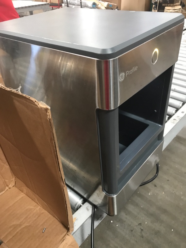 Photo 5 of **MISSING PARTS** GE Profile Opal | Countertop Nugget Ice Maker with Side Tank | Portable Ice Machine Makes up to 24 lbs. of Ice Per Day | Stainless Steel Finish
