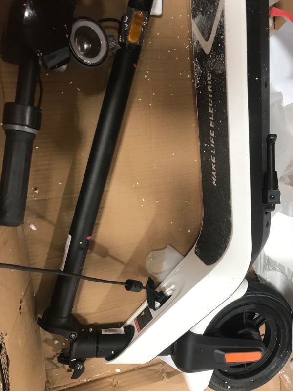 Photo 5 of **DAMAGED* NON FUNCTIONAL** NIU KQi2 Pro Electric Scooter 300W Power 25 Miles Long Range Max Speed 17.4MPH Portable Foldable Commuting
