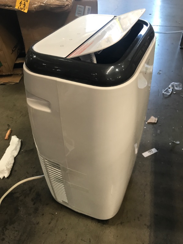 Photo 2 of **MISSING PARTS** BLACK+DECKER 8,000 BTU Portable Air Conditioner with Remote Control, White

