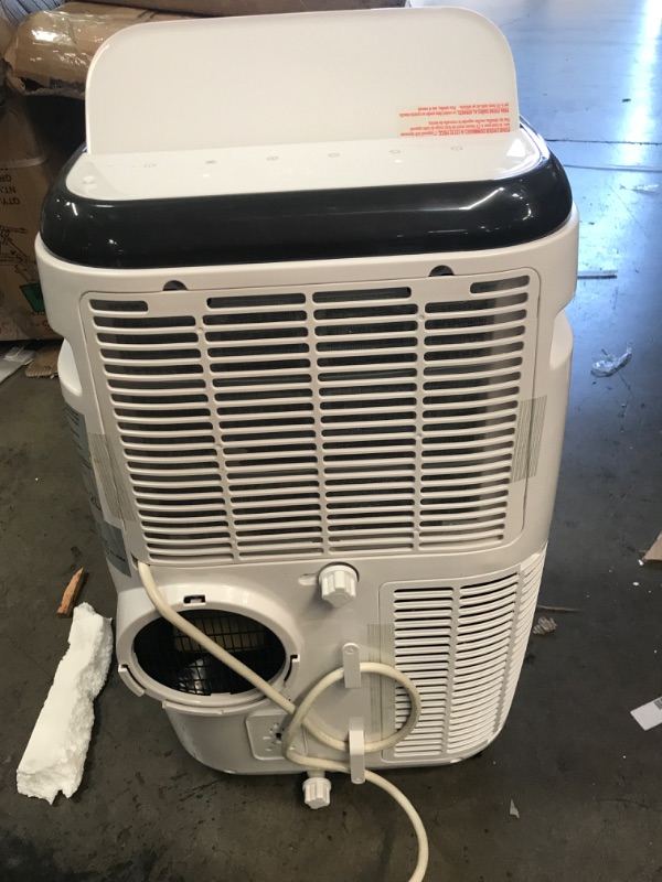 Photo 3 of **MISSING PARTS** BLACK+DECKER 8,000 BTU Portable Air Conditioner with Remote Control, White
