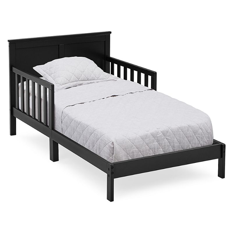 Photo 1 of **MISSING HARDWARE* MISSING PARTS*** Delta Children Collins Toddler Bed in Midnight Grey
