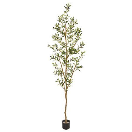 Photo 1 of **DAMAGED** Nearly Natural 82" Olive Artificial Tree
