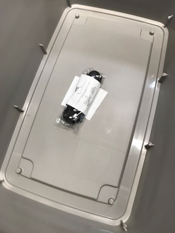 Photo 1 of 21.1gal Rolling Storage Chest Gray - Brightroom™
