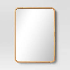 Photo 1 of 22" x 30" Rounded Rectangle Wall Mirror - Threshold™