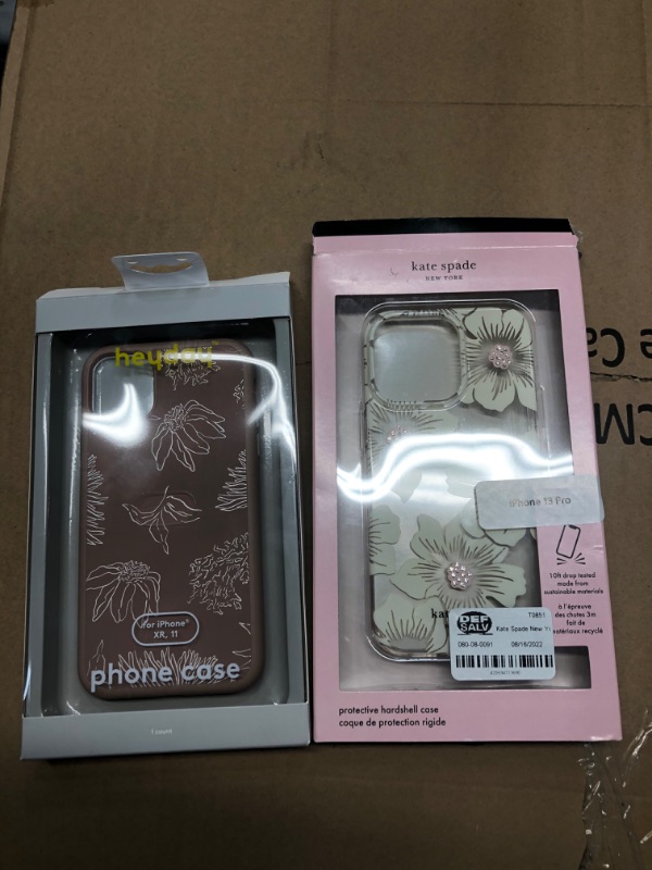 Photo 3 of (2 PHONE CASE BUNDLE) Heyday Apple iPhone 11/XR Phone Case - Warm Taupe + Kate Spade New York Protective Hardshell Case for iPhone 13 Pro