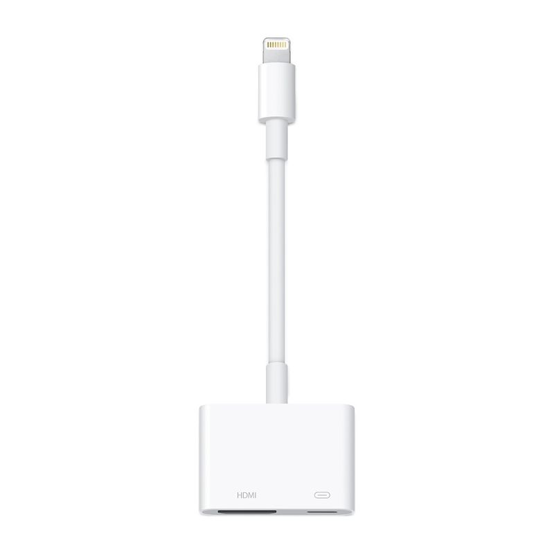 Photo 1 of Apple 6-inch Genuine Lightning to HDMI Adapter for Apple iPhone/iPad/Tablets/iPod, White
