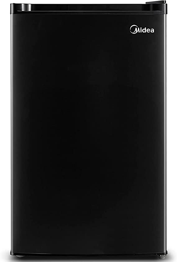 Photo 1 of Midea WHS-160RB1 Single Reversible Compact Refrigerator, 4.4 Cubic Feet, Black
