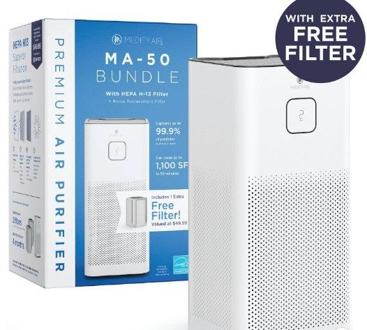 Photo 1 of Medify Air MA-50 Value Pack White with 1 extra filter

