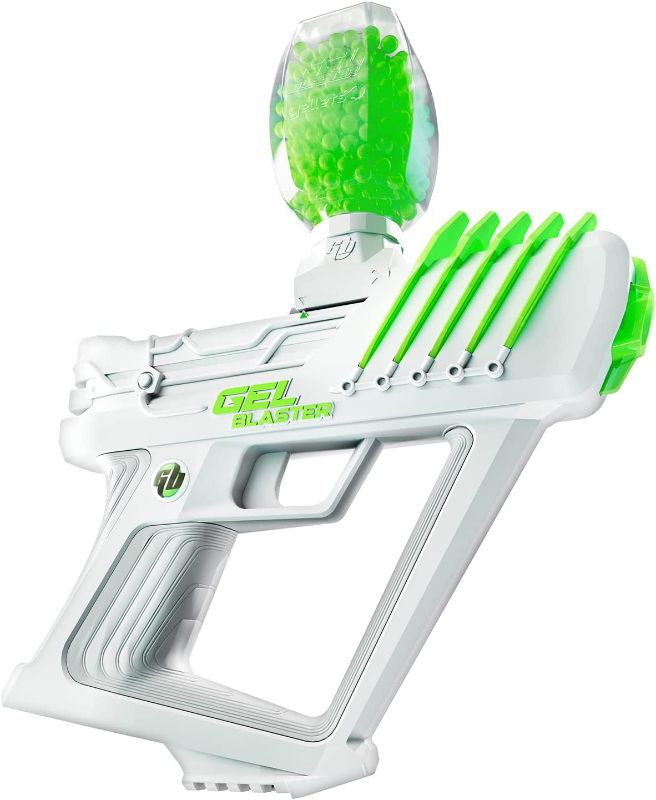 Photo 1 of **MISSING GUN** PARTS ONLY**
Gel Blaster Surge Gen3 – Ready to Blast Edition (New) - Adjustable FPS with Semi & Automatic Modes, 100+ Foot Range, 10,000 Eco-Friendly Ammo Gellets & More; Fun for Ages 9+ (Electric Green 1pk)
