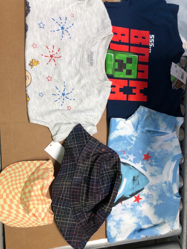 Photo 1 of 5 ITEM BUNDLE OF BOYS SHIRT SIZES 4/5 AND HATS