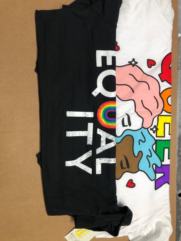 Photo 1 of 2PK SIZES XL- ADULT PRIDE MONTH SHIRT PCS SET