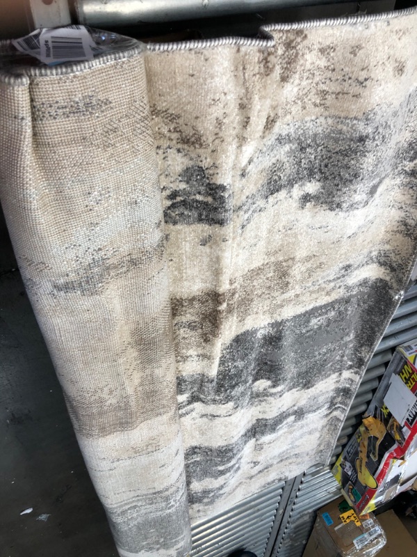 Photo 1 of *Used needs cleaning**
Luxe Weavers Euston Collection Grey 5x7 Abstract Area Rug - 7681 Gray-Gray 5x7

