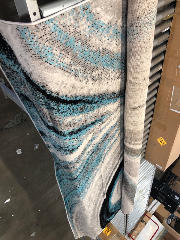 Photo 1 of *USED** NEEDS CLEANING**
Global Rug Designs Jano JAN04 Gray 7'9" X 10'2" Area Rug
