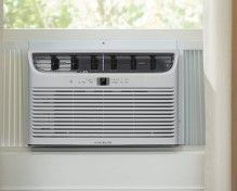 Photo 1 of **DAMAGED BUT FUNCTIONS** Keystone 12,000 BTU 230V Through-The-Wall Air Conditioner | Energy Star | Follow Me LCD Remote Control | Dehumidifier | Sleep Mode | 24H Timer | AC for Rooms up to 550 Sq. Ft. | KSTAT12-2C
