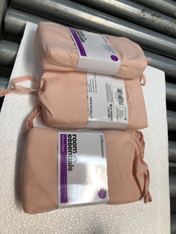 Photo 1 of **SET OF 3** Microfiber Solid Pillowcase Set - Room Essentials™
