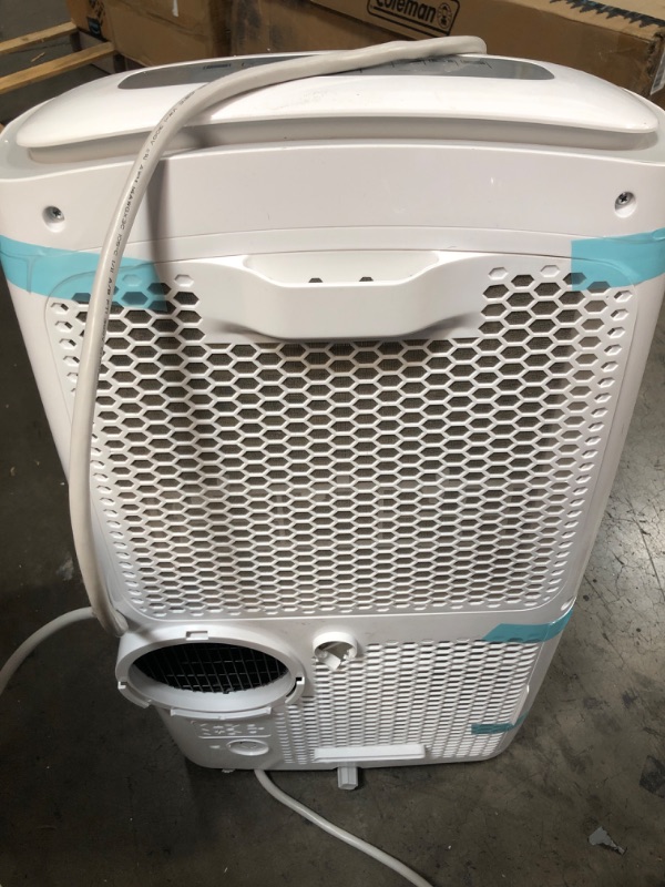 Photo 2 of **MINOR DAMAGE**TESTED** Midea 14,000 BTU ASHRAE (8,200 BTU SACC) Portable Air Conditioner, Cools up to 375 Sq. Ft., Works as Dehumidifier & Fan, Control with Remote, Amazon Alexa & Google Assistant
