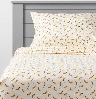 Photo 1 of Bananas Microfiber Sheet Set - Pillowfort™ TWIN

 