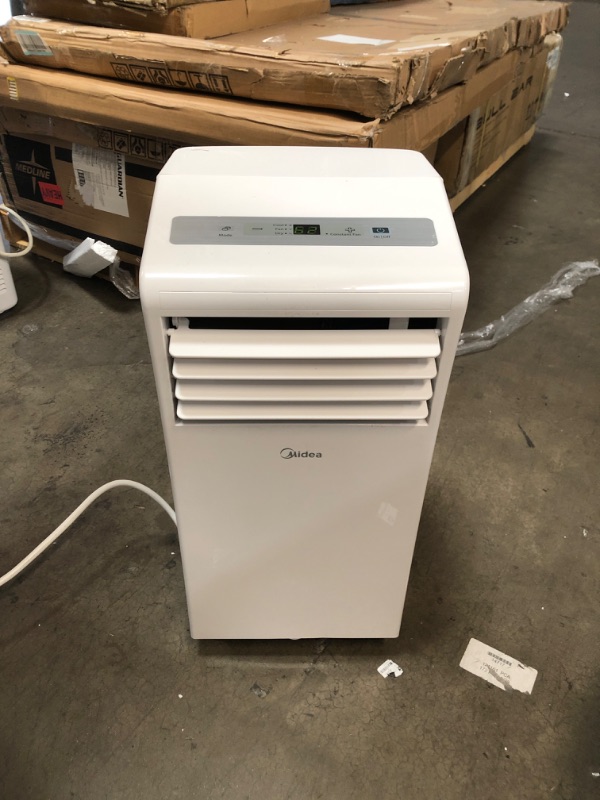 Photo 2 of Midea 6,000 BTU ASHRAE (5,000 BTU SACC) Portable Air Conditioner, Cools up to 150 Sq. Ft., Works as Dehumidifier & Fan, Remote Control & Window Kit Included
