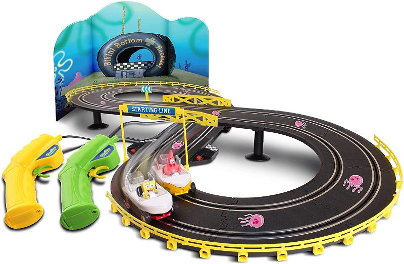 Photo 1 of NKOK SpongeBob Hot Rod Boat Slot Car Race Set 2531
