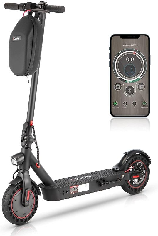 Photo 1 of ***NOT FUNCTIONAL***  iScooter MAX Electric Scooter - 500W Motor, Up to 22 Miles Range, 21.7 MPH Top Speed, 10" Solid Tires, Dual Suspensions, UL Certified Folding Electric Scooter for Adults Commute
