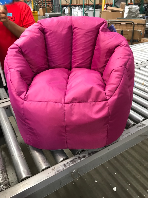 Photo 2 of Big Joe Milano Kid's Beanbag Chair Pink Passion Smartmax
