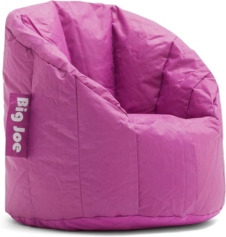 Photo 1 of Big Joe Milano Kid's Beanbag Chair Pink Passion Smartmax
