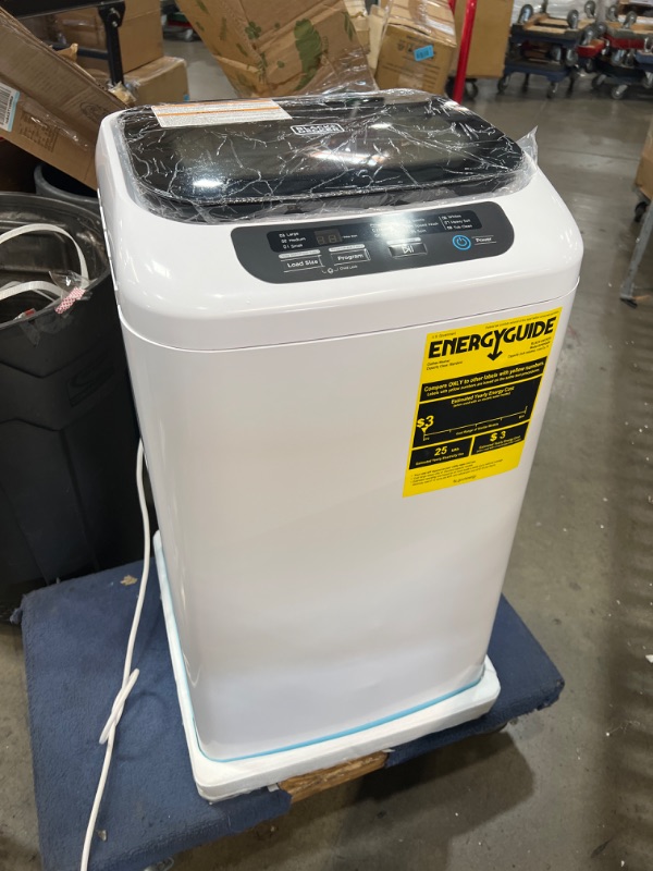 Photo 1 of BLACK+DECKER BPWH84W .85 Cubic Foot Portable Washing Machine
