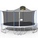 Photo 1 of 16Ft Trampoline Outdoor/Indoor Fitness Exercise Trampoline with Safty Net, Basketball Hoop and Ladder Blue Mat.
(Parts Only)
