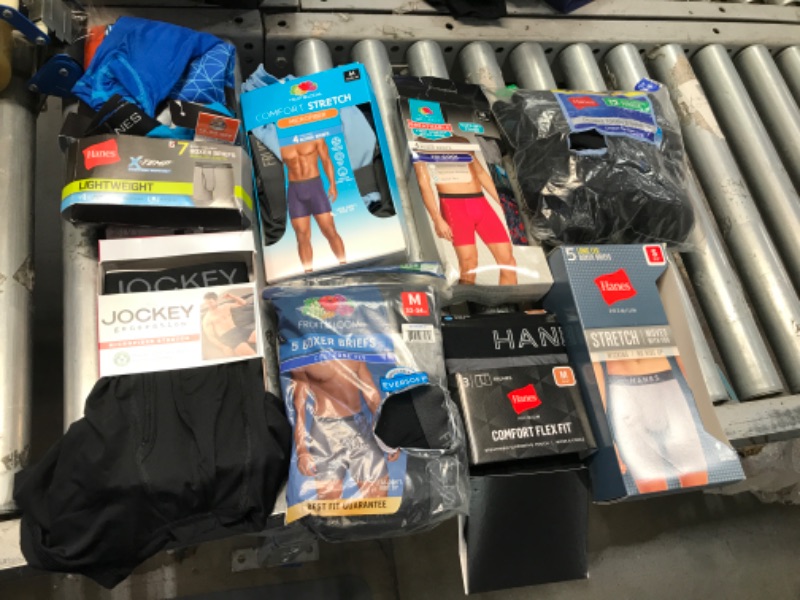 Photo 1 of Bundle of Assorted Men's Socks and Underwear