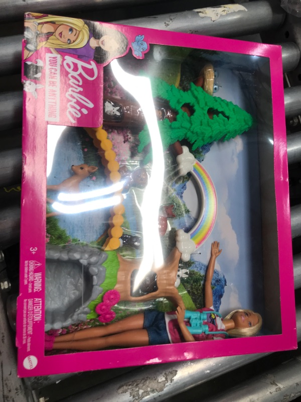 Photo 2 of Barbie Wilderness Guide Interactive Playset with Blonde Doll GTN60 *NEW*
