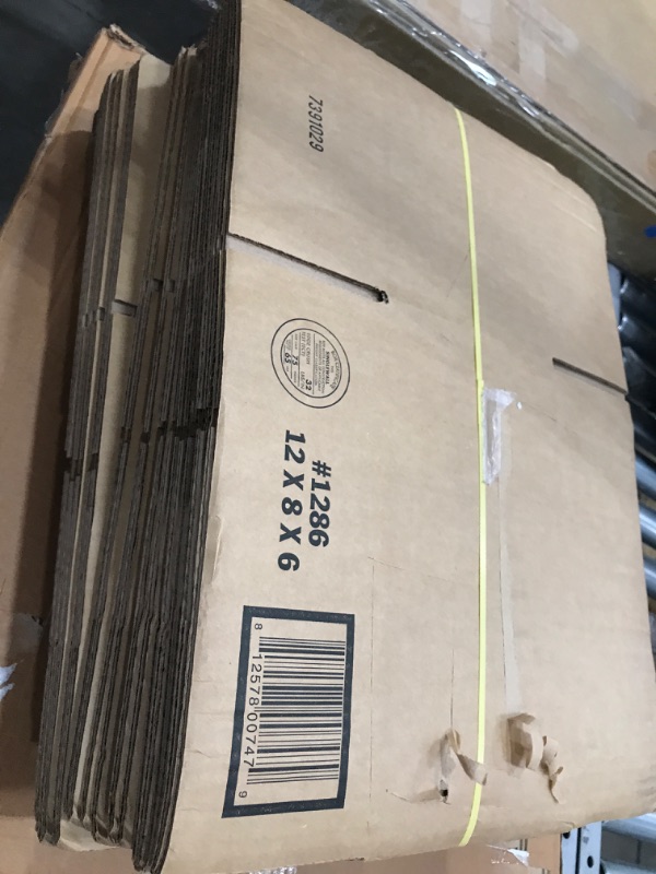 Photo 1 of 12 x 8 x 6 Corrugated Boxes 25 pack 
