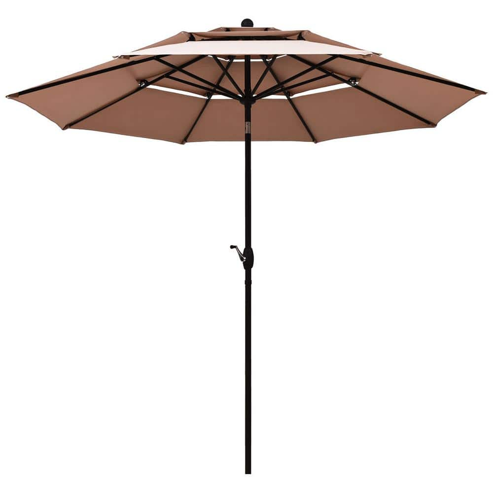 Photo 1 of 10ft market beige umbrella