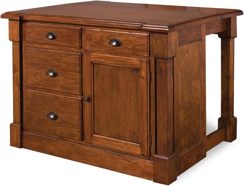 Photo 1 of *incomplete* Aspen Rustic Cherry Kitchen Island by Home Styles
