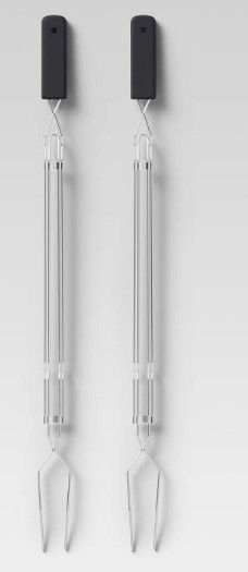 Photo 1 of 2pk Stainless Steel Extension Forks - Room Essentials™ 2 sets of 2 

