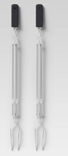 Photo 1 of 2pk Stainless Steel Extension Forks - Room Essentials™ 3 sets of 2 


