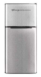 Photo 1 of **PARTS ONLY**
Frigidaire, 4.5 Cu Ft2 Door Compact Fridge-Chrome Trim, EFR451, Platinum
