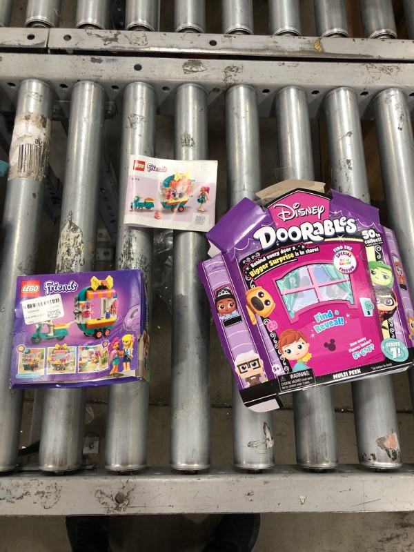 Photo 3 of Disney Doorables Multi Peek Series 7 Plus LEGO Friends: Mobile Fashion Boutique Shop & Salon Set (41719)
