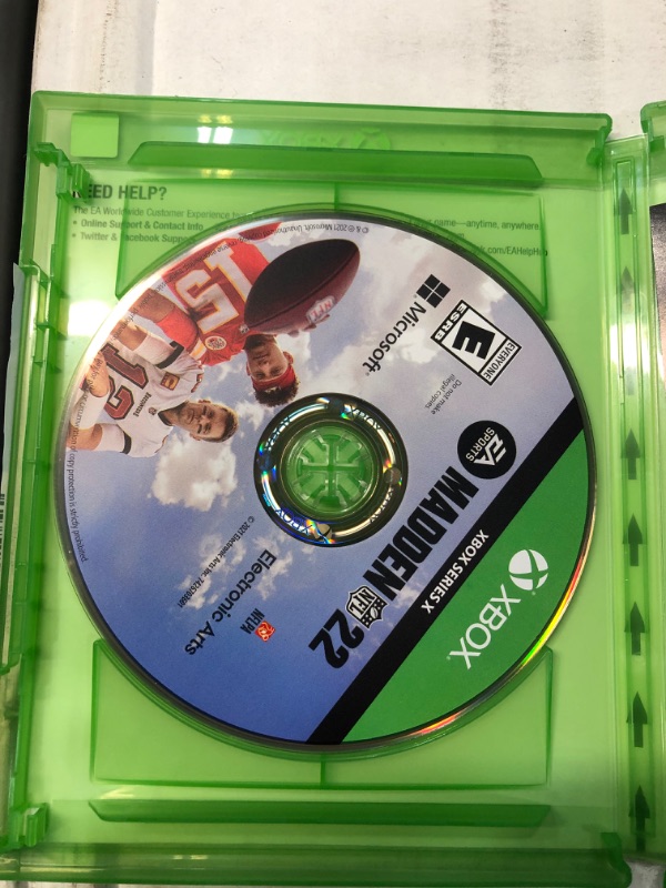 Photo 2 of **opened to verify game**
Madden NFL 22