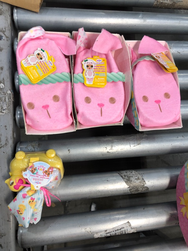 Photo 1 of Baby Born Surprise Animal Babies Series 5/ Unwrap Surprises; Collectible Baby Dolls W/ Soft Swaddle and Bunny Pouch;Dinosaur, Unicorn, Lion, Penguin, Cow. Gift K Ages 3+, Multicolor
AND BABY Born Surprise Mini Babies Series 3

