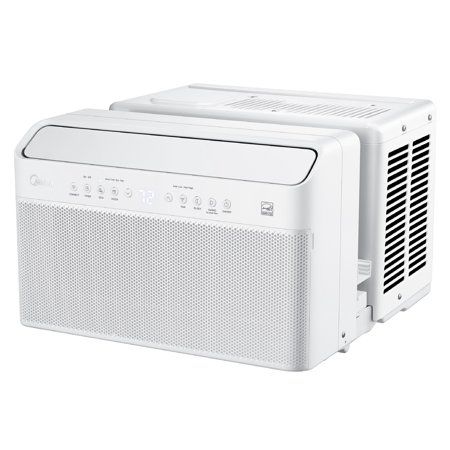 Photo 1 of 10,000 BTU U-Shaped Inverter Window Air Conditioner WiFi, 9X Quieter, ENERGY STAR Most Efficient Over 35% Savings, White
