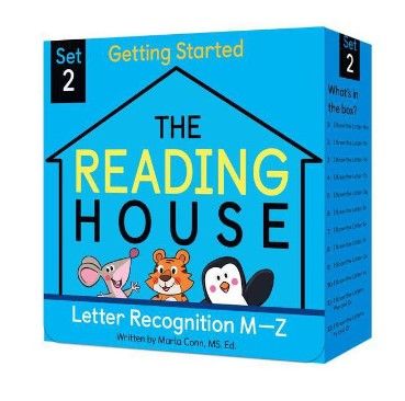 Photo 1 of 2 PACK: The Reading House Set 1 & 2: Letter Recognition A-L & M-Z - by Marla Conn (Mixed Media Product)

