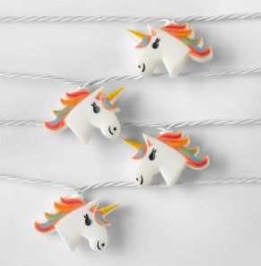 Photo 1 of 10ct Incandescent Unicorn Mini Lights - Sun Squad™
