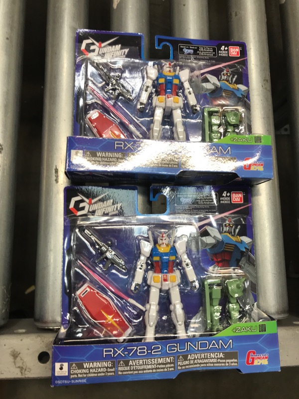 Photo 1 of 2 PACK: Bandai America - Gundam Infinity 4.5 RX-78-2 Gundam Action Figure
