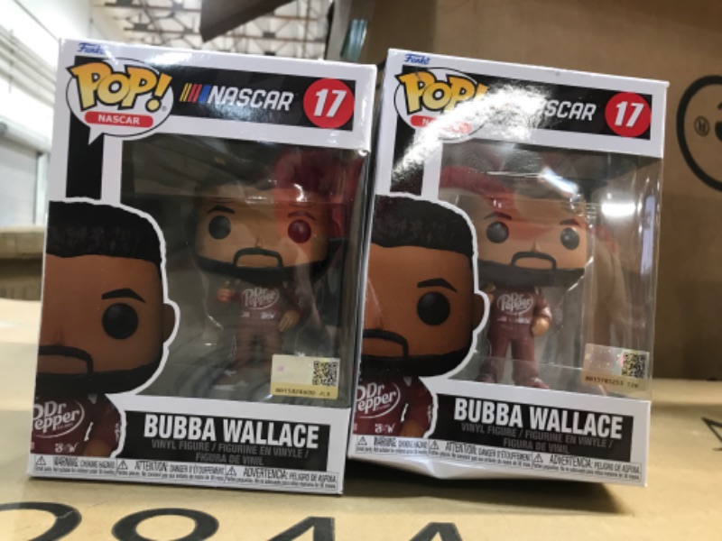 Photo 2 of 2 PACK: Funko Pop! NASCAR: Bubba Wallace Dr Pepper
