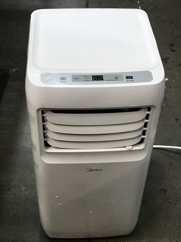 Photo 4 of Midea 8,000 BTU ASHRAE (5,300 BTU SACC) Portable Air Conditioner, Cools up to 175 Sq. Ft., Works as Dehumidifier & Fan, Remote Control & Window Kit Included 13"D x 17.1"W x 28.3"H

